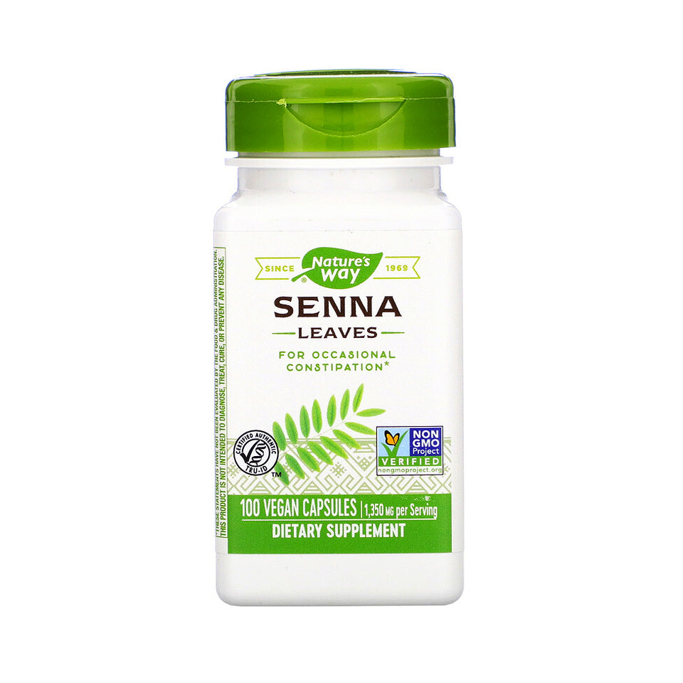 Nature's Way - Senna Leaves - 1,350 mg - 100 Vegan Capsules
