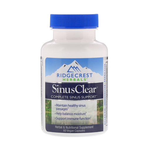 RidgeCrest Herbals, SinusClear, 60 Vegan Capsules