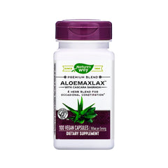 Nature's Way - AloeMaxLax with Cascara Sagrada - 360 mg - 100 Vegan Capsules