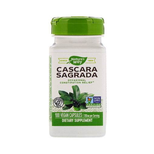 Nature's Way - Cascara Sagrada - 350 mg - 100 Vegan Capsules