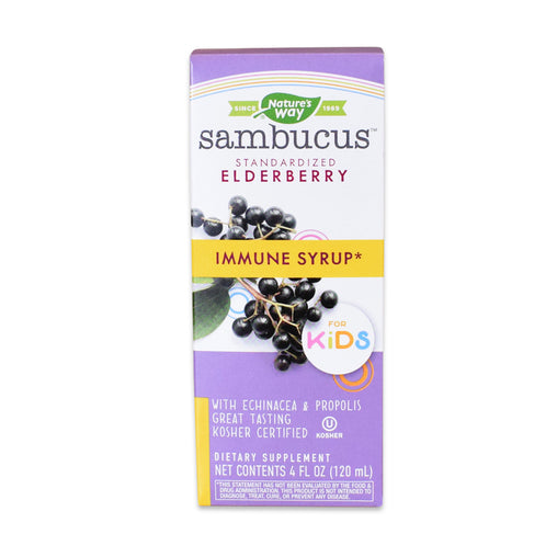 Sambucus for Kids, Standardized Elderberry, Immune Syrup, 4 fl oz (120 ml)