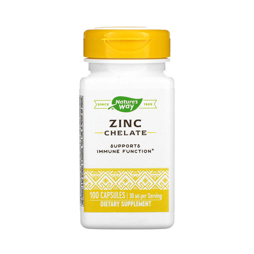 Zinc Chelate, 30 mg, 100 cápsulas