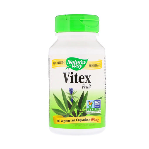 Vitex Fruit - 100 Cápsulas Vegetarianas - 400 mg