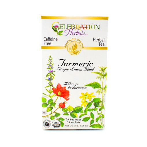 Celebration Herbals - Tea Blend Cúrcuma - Ginger Lemon - 24 bags